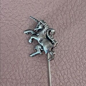 Sterling Silver Unicorn Stick Pin